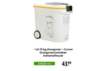 droogvoercontainer kattensilhouet
