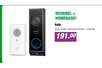 eufy video deurbel e340 chime
