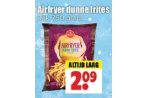 airfryer dunne frites