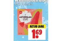 watermeloen ijsjes
