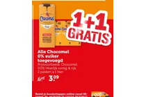 chocomel 0 suiker toegevoegd