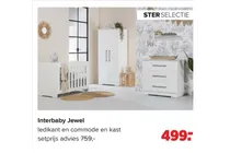 interbaby jewel ledikant commode en kast