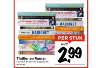diverse thrillers en romans