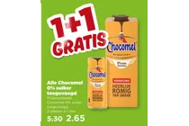 chocomel 0 suiker toegevoegd