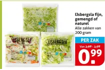 ijsbergsla fijn