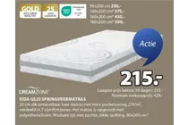eida gs25 springveermatras