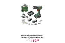 18v accuboormachine easydrill systeembox
