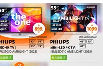 philips 55 inch mini led ambilight tv