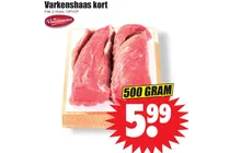 varkenshaas kort