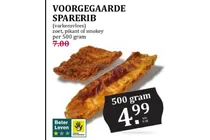 voorgegaarde sparerib