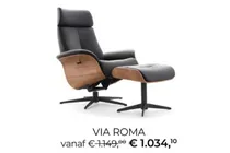 relaxfauteuil met hocker