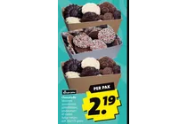chocolade bloemen assortiment pastelflikken pindarotsjes of cookie fudge rotsjes