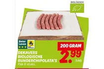 biologische runderchipolata s