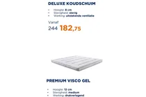 deluxe koudschuim matras