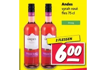 andes syrah rose