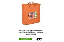 woody platdak hondenhok