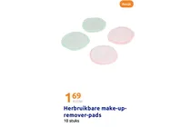 herbruikbare make up remover pads