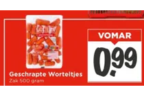 geschrapte worteltjes