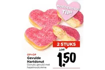 gevulde hartdonut
