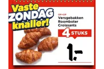 versgebakken roomboter croissants