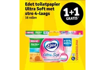 edet toiletpapier ultra soft met stro 4 laags