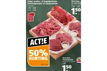malse runder of kogelbiefstuk biefstukpuntjes of rundersteaks