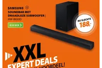 soundbar met draadloze subwoofer