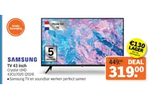 tv 43 inch crystal uhd