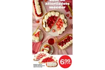 spar aardbeien schnitte slof bavaroise vlaai of verse vlaai