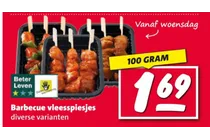 barbecue vleesspiesjes
