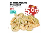 vis marine knoflook wokgarnalen