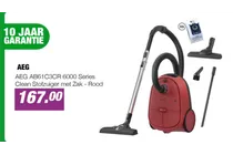 aeg ab61c3cr 6000 series clean stofzuiger