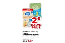 nestle pyjamapapje biscuit sore baby mais fingers