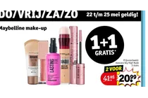 verschillende maybelline producten