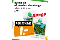 rucola sla of mesclun slamelange