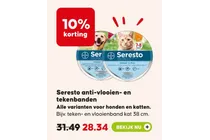 seresto anti vlooien en tekenbanden