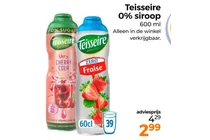 teisseire zero fraise siroop