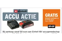 einhell snellader 2 5 ah accu