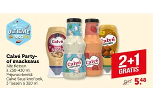 Calvé Chunky Burger saus aanbieding