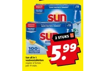 sun all in 1 vaatwastabletten regular of lemon