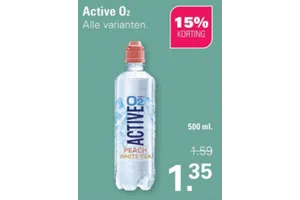 Active O2 Peach White Tea - Beste.nl