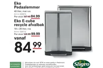 eko e cube recycle afvalbak