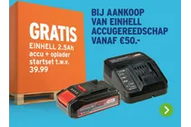 einhell 2 5ah accu oplader startset