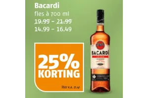 Bacardi aanbieding