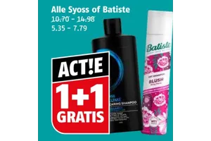 Syoss Shampoo aanbieding