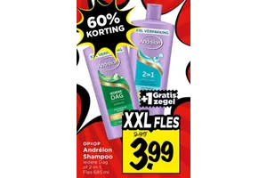 Andr&eacute;lon Shampoo aanbieding