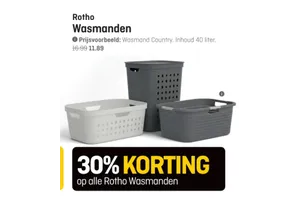 Wasmand aanbieding