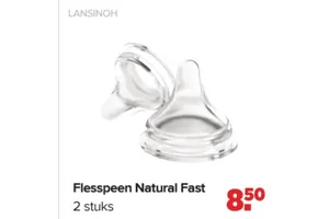 Lansinoh Flesspeen Natural Fast