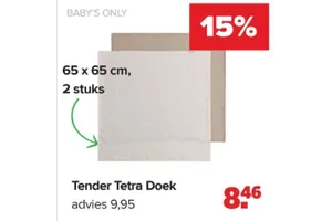 Baby's Only Tender Tetra Doek