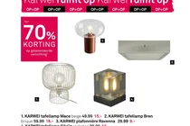 karwei tafellamp bren